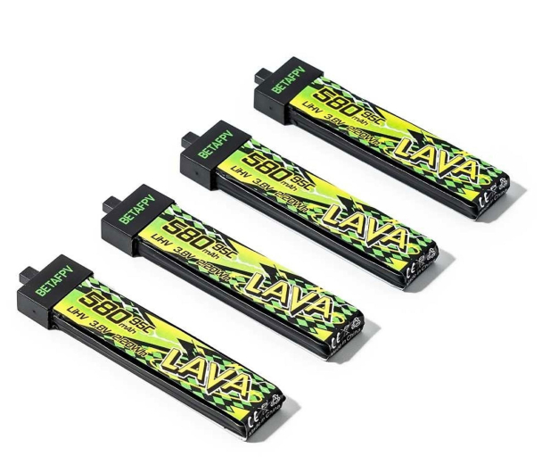 BetaFPV LAVA II 1S Bateria 580mAh 95C (4 szt.) - 1518201 - zdjęcie 2